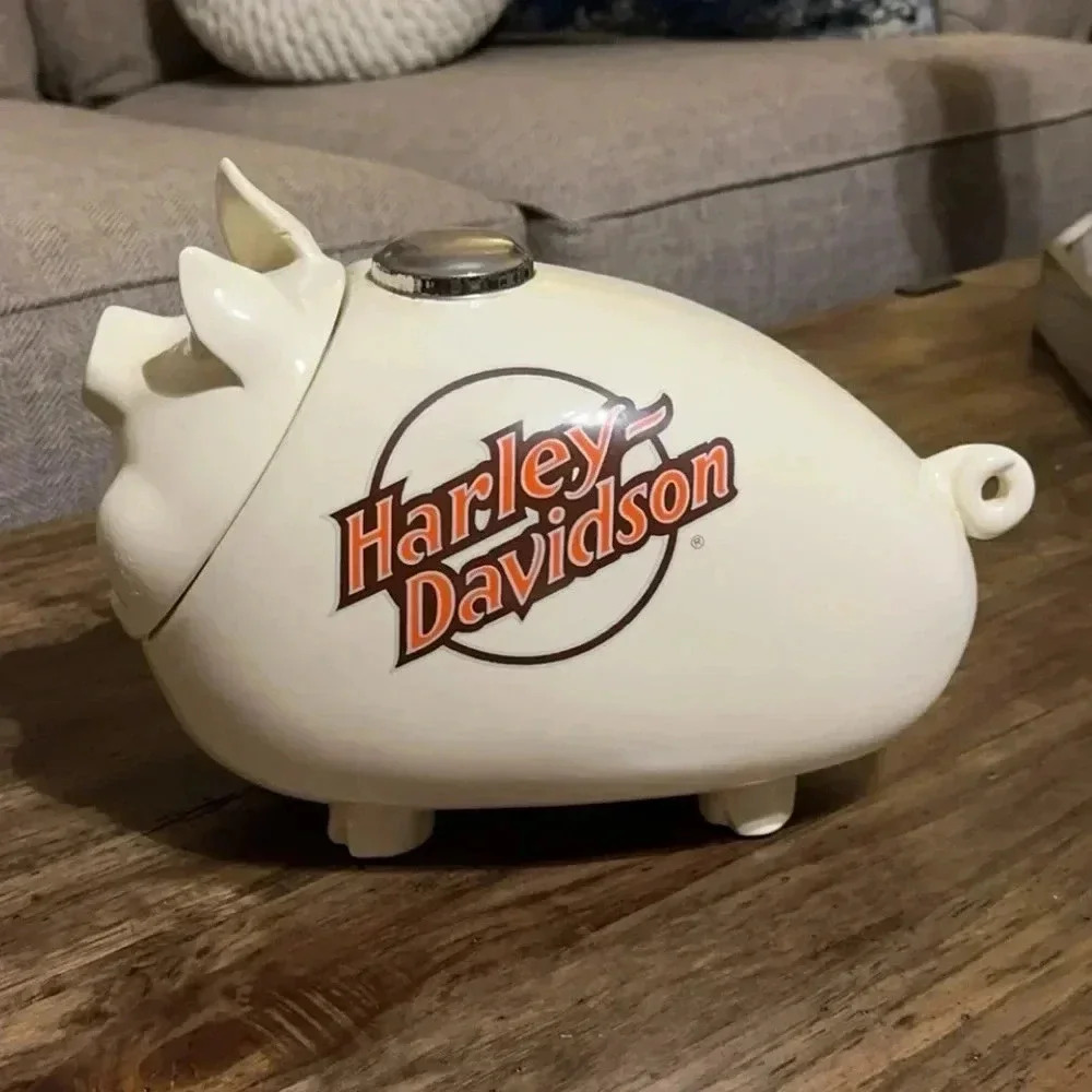 VINTAGE 1984 Rare Harley Davidson HD Motorcycles McCoy Cookie Jar "Harley Hog